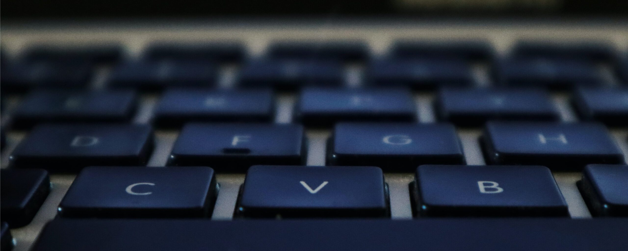 up close of a computer keyboard